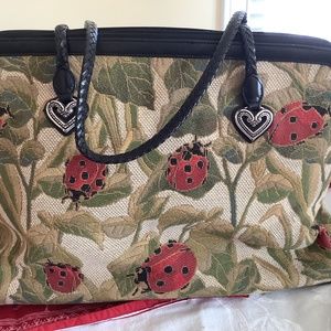 Brighton Vintage Lady bug Carpetbag